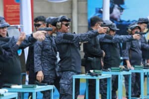 Kepala BNN RI Latihan Menembak Bersama Jajarannya