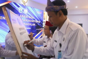 Komitmen Bersama Pegawai PPSDM BNN Membangun Core Value BerAKHLAK
