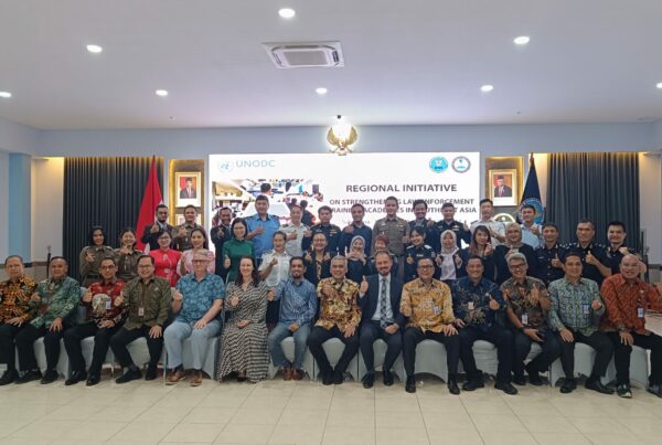 BNN dan UNODC Gelar Regional Initiative on Strengthening Law Enforcement Training Academies in Southeast Asia