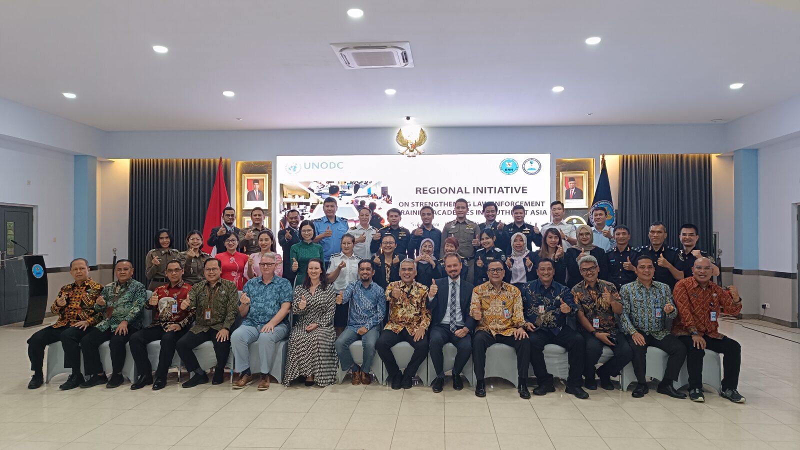 BNN dan UNODC Gelar Regional Initiative on Strengthening Law Enforcement Training Academies in Southeast Asia BNN dan UNODC Gelar Regional Initiative on Strengthening Law Enforcement Training Academies in Southeast Asia