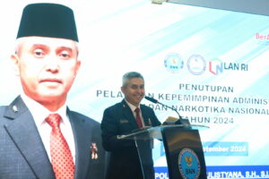 Sestama BNN Tutup Secara Resmi PKA BNN Angkatan III Tahun 2024