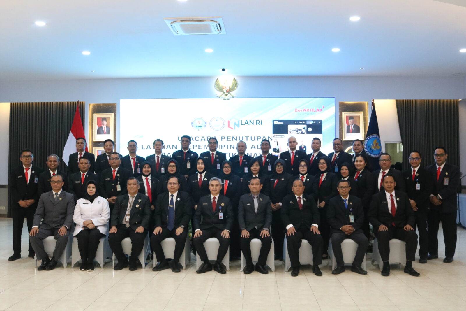 Sestama BNN Tutup Secara Resmi PKA BNN Angkatan III Tahun 2024