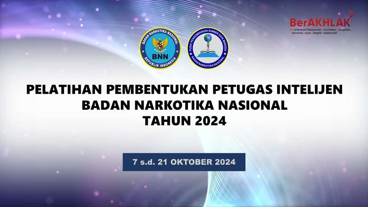 Pelatihan Pembentukan Petugas Intelijen BNN
