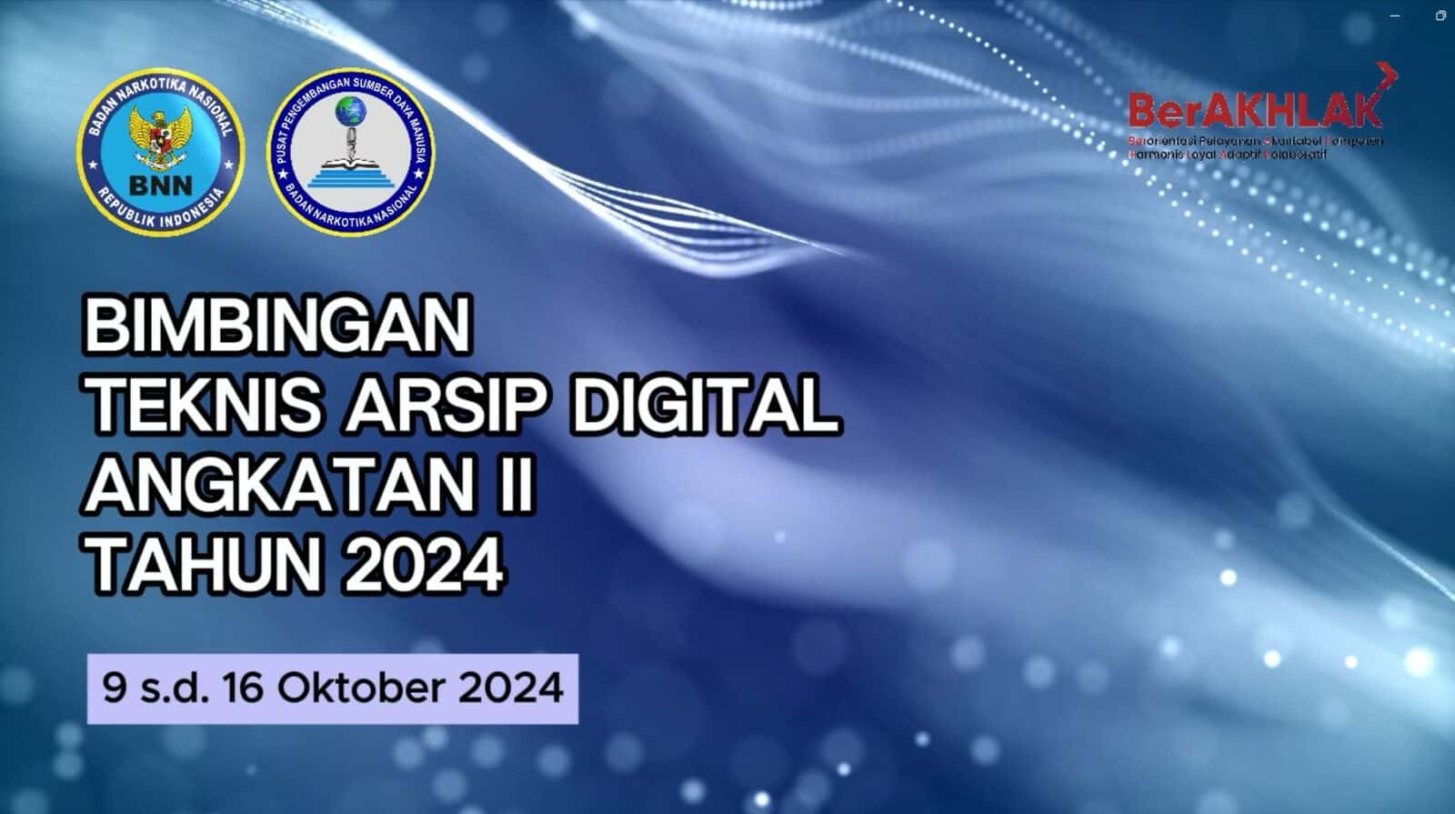 Bimbingan Teknis Arsip Digital Angkatan II Tahun 2024
